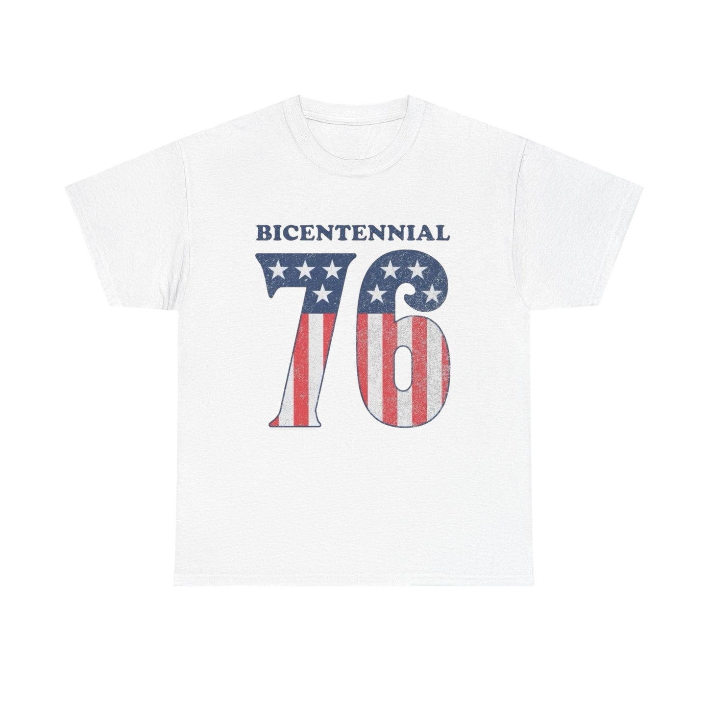 Bicentennial USA 76 Anniversary Graphic T Shirt Adult New Tee
