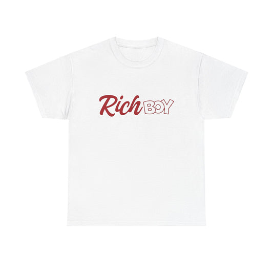 Rich Boy Graphic T Shirt NEW ADULT Unisex Heavy Cotton Tee