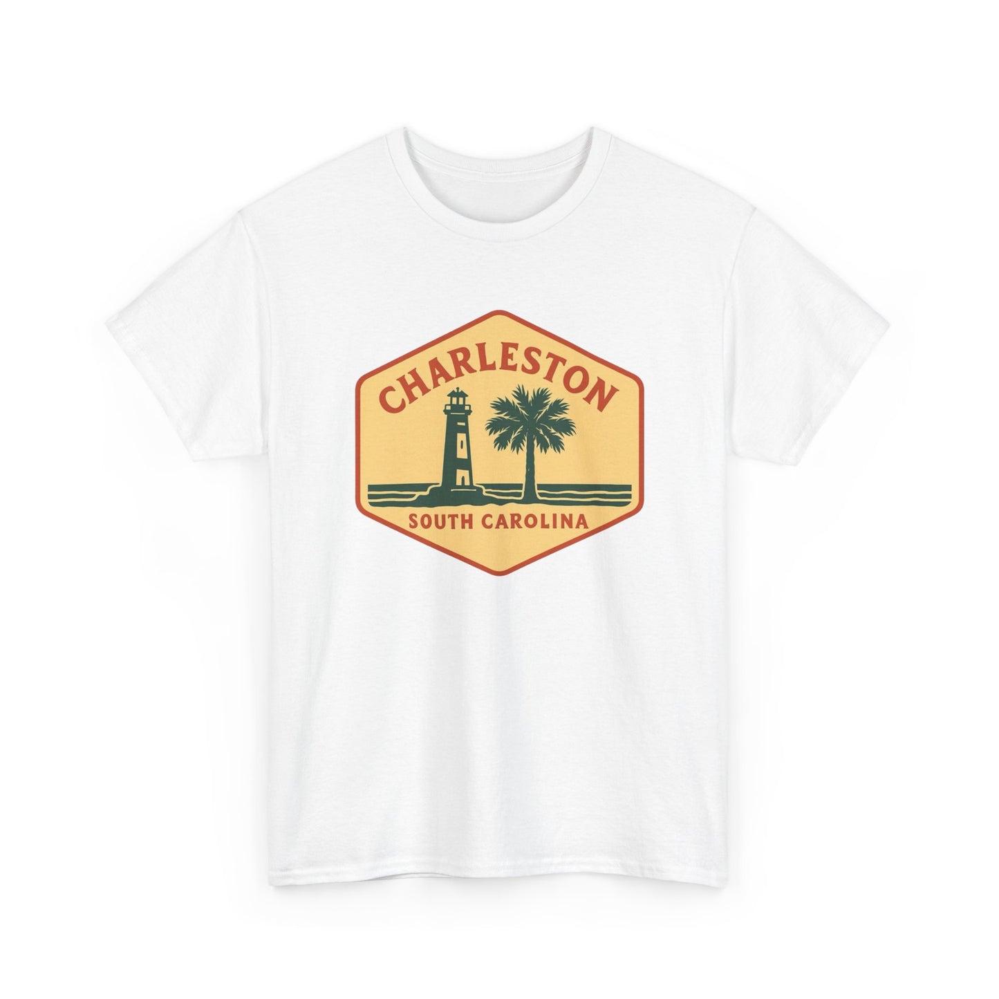 Charleston South Carolina Graphic T Shirt Heavy Cotton Tee