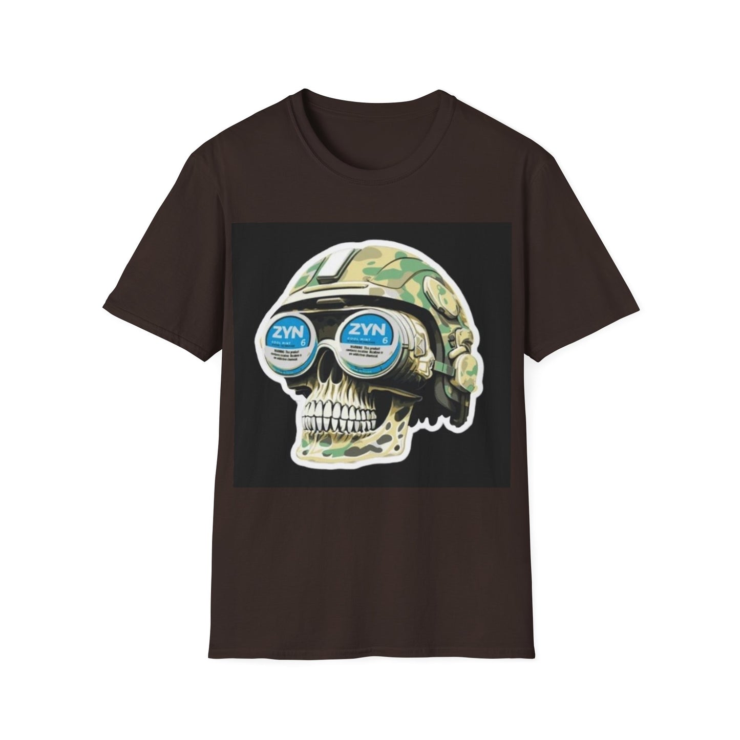 ZYN shirt pouch American Camo zyn pouch tucker trump vintage Softstyle T-Shirt