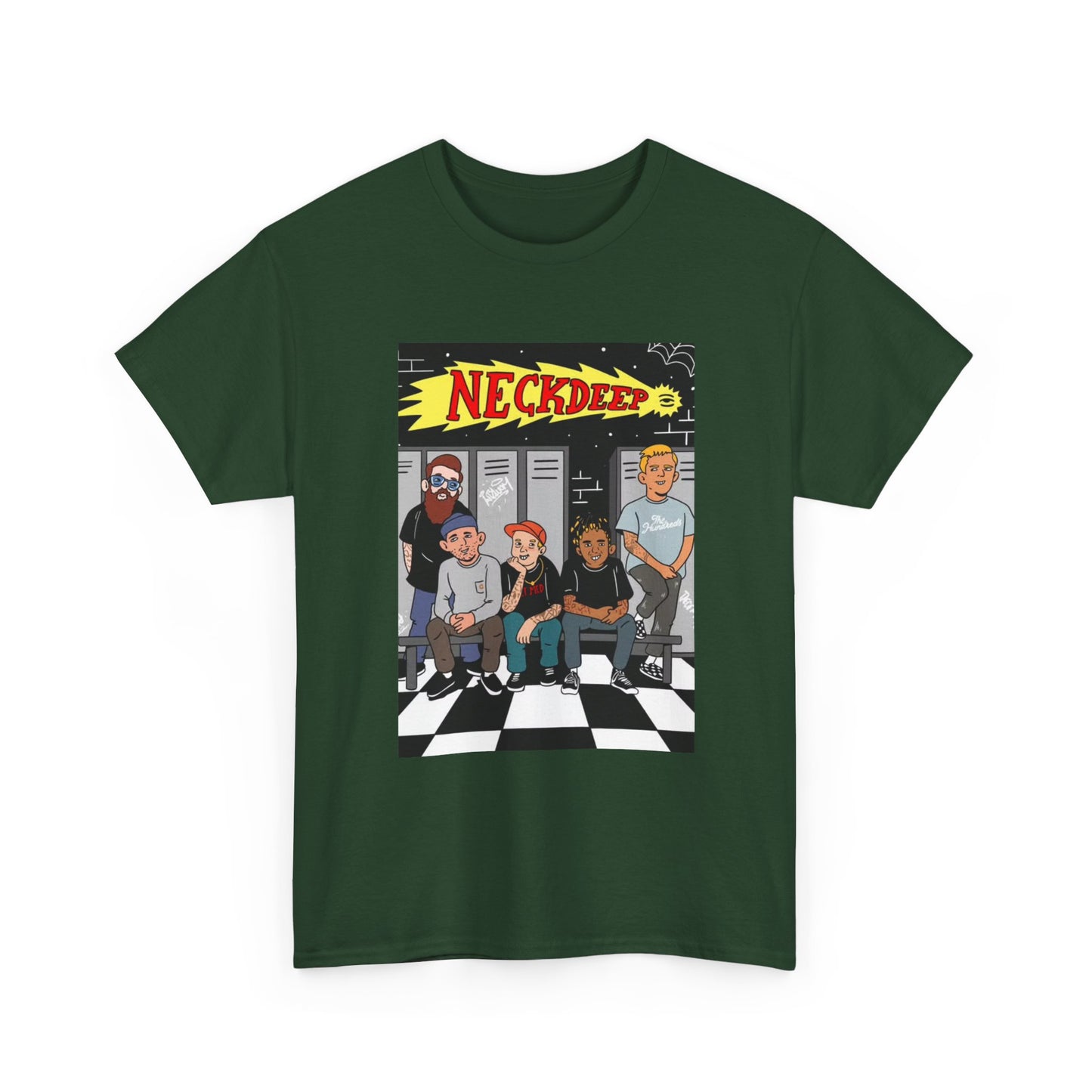 Neck Deep Tshirt Punk Rock UK retro Album art Unisex Heavy Cotton Tee