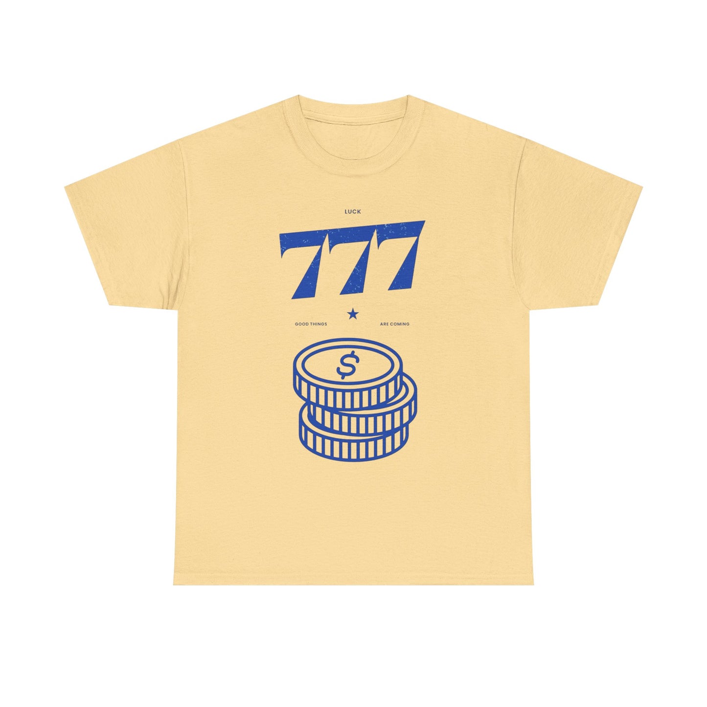 Luck 777 Retro Graphic T Shirt Unisex Cotton Tee - New Gift - Tee