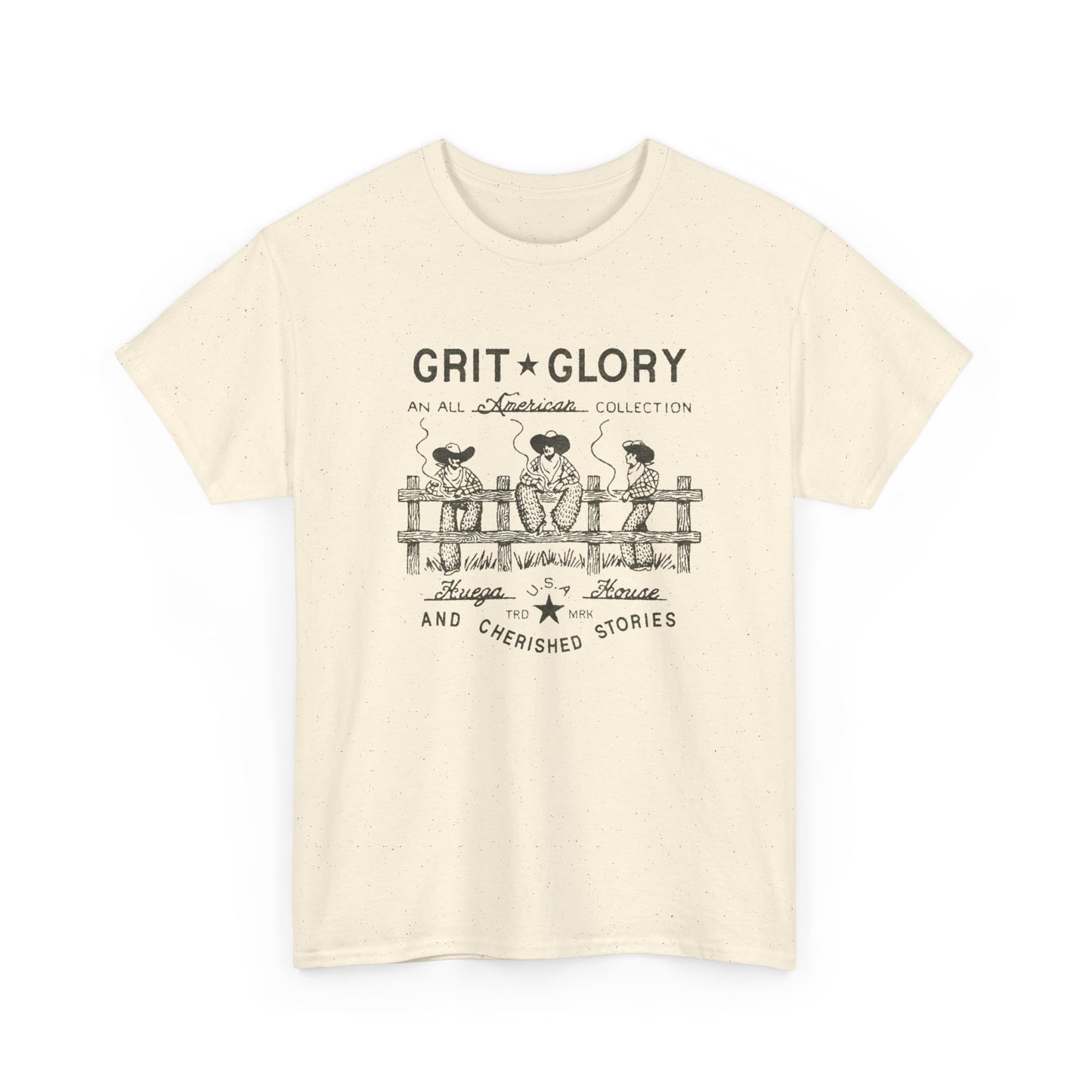 Grit And Glory Graphic T Shirt Unisex Heavy Cotton Tee
