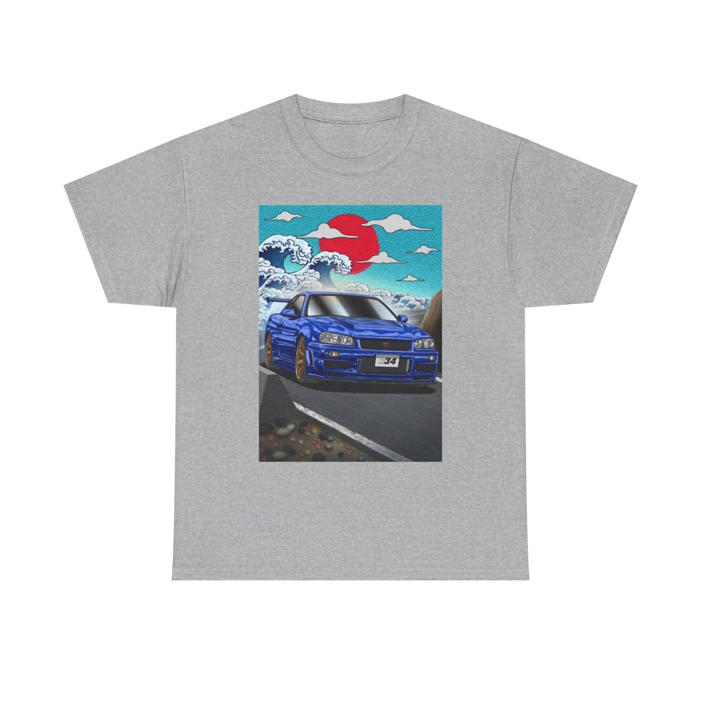 Nissan Skyline Graphic T Shirt GTR Vintage Japan Retro Unisex Heavy Cotton Tee