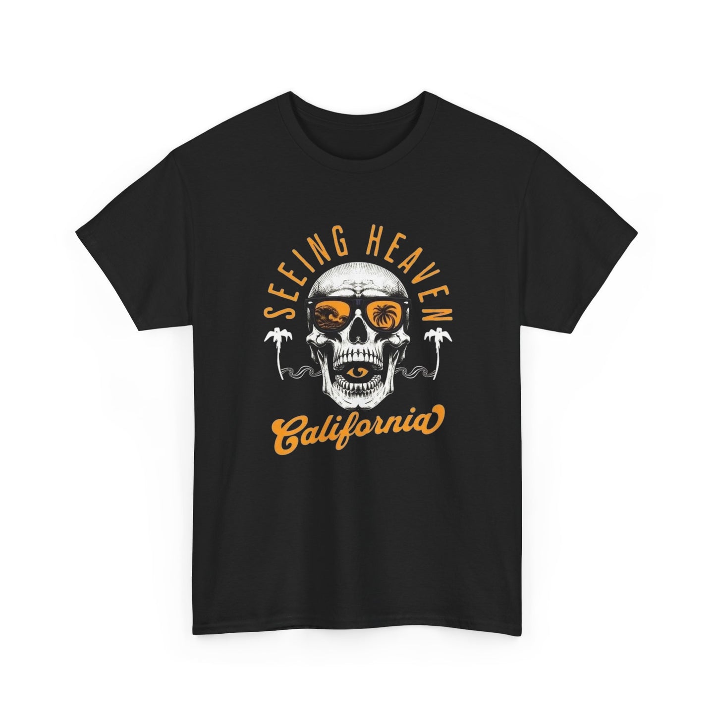 Seeing Heaven California Graphic T Shirt Unisex Heavy Cotton Tee Gift New