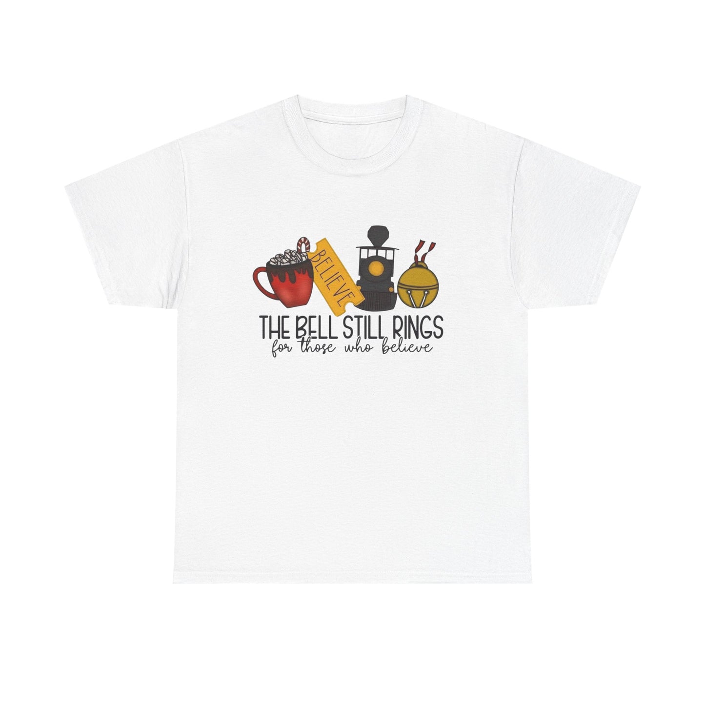 The Christmas Bell Still Rings Holidays Graphic T Shirt NEW Unisex Heavy Cotton