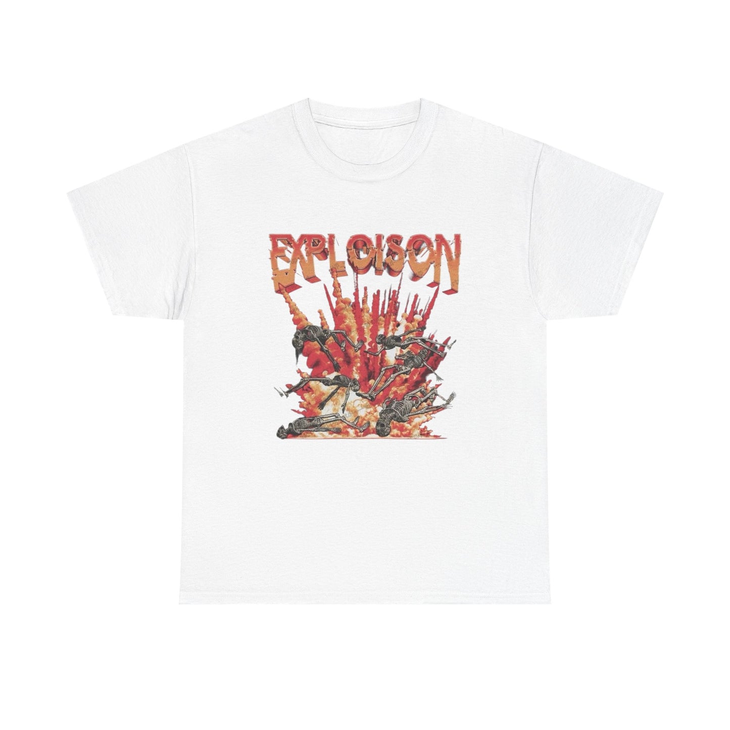 Explosion Graphic T Shirt Unisex Heavy Cotton Tee