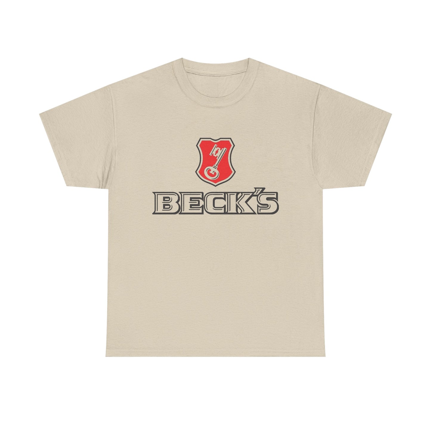 Becks Beer Retro Design Graphic T Shirt NEW Unisex Heavy Cotton Tee