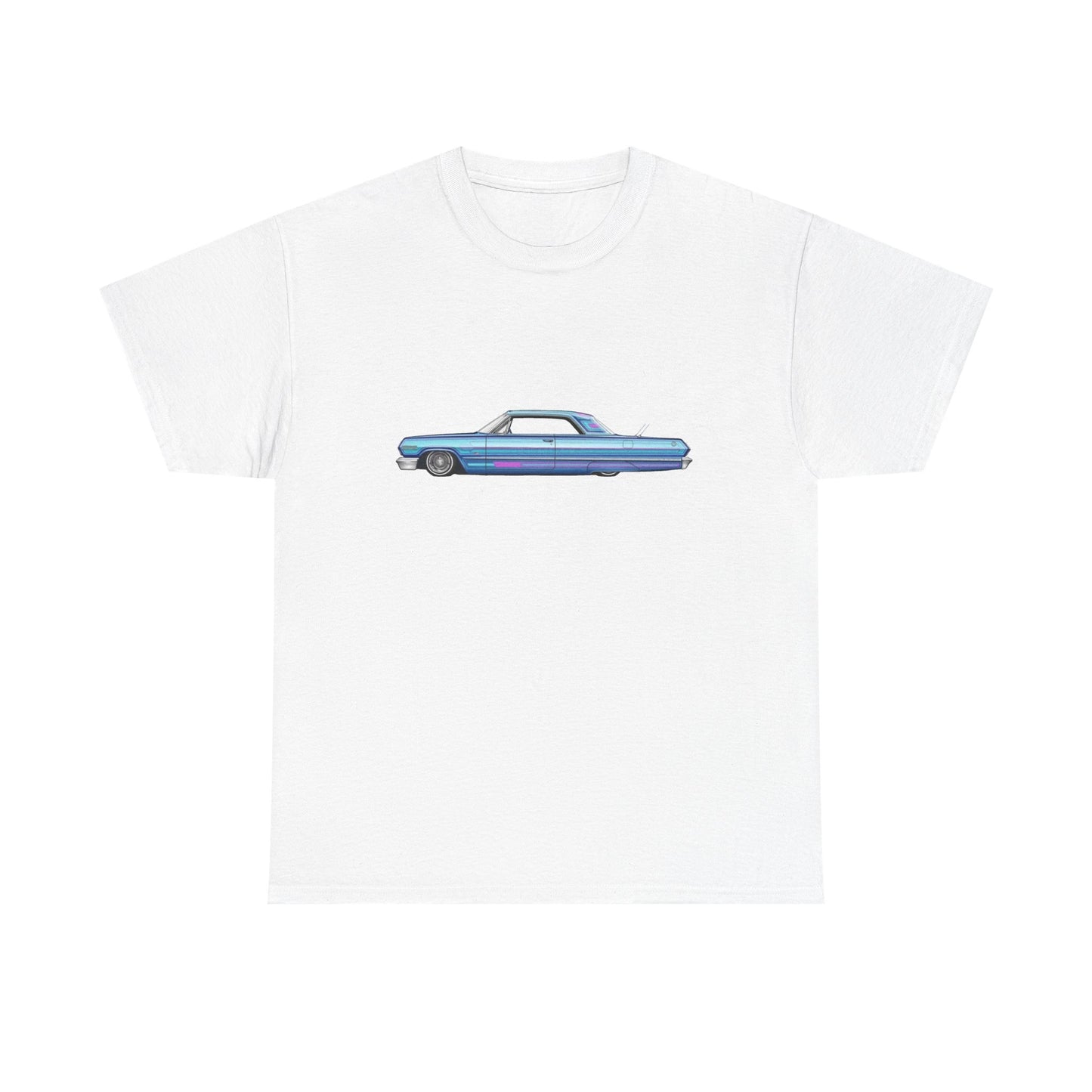64 Impala Lowrider Cali Graphic T Shirt Unisex Heavy Cotton Tee NEW