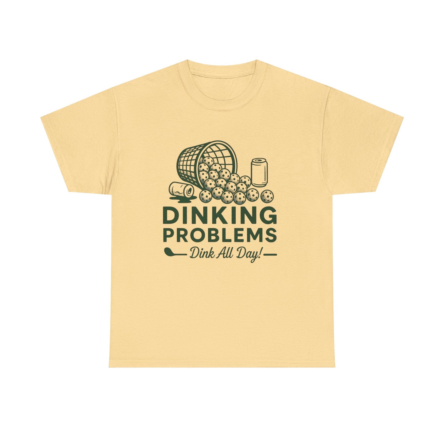 Pickle Ball Problems Graphic T Shirt Heavy Cotton Tee