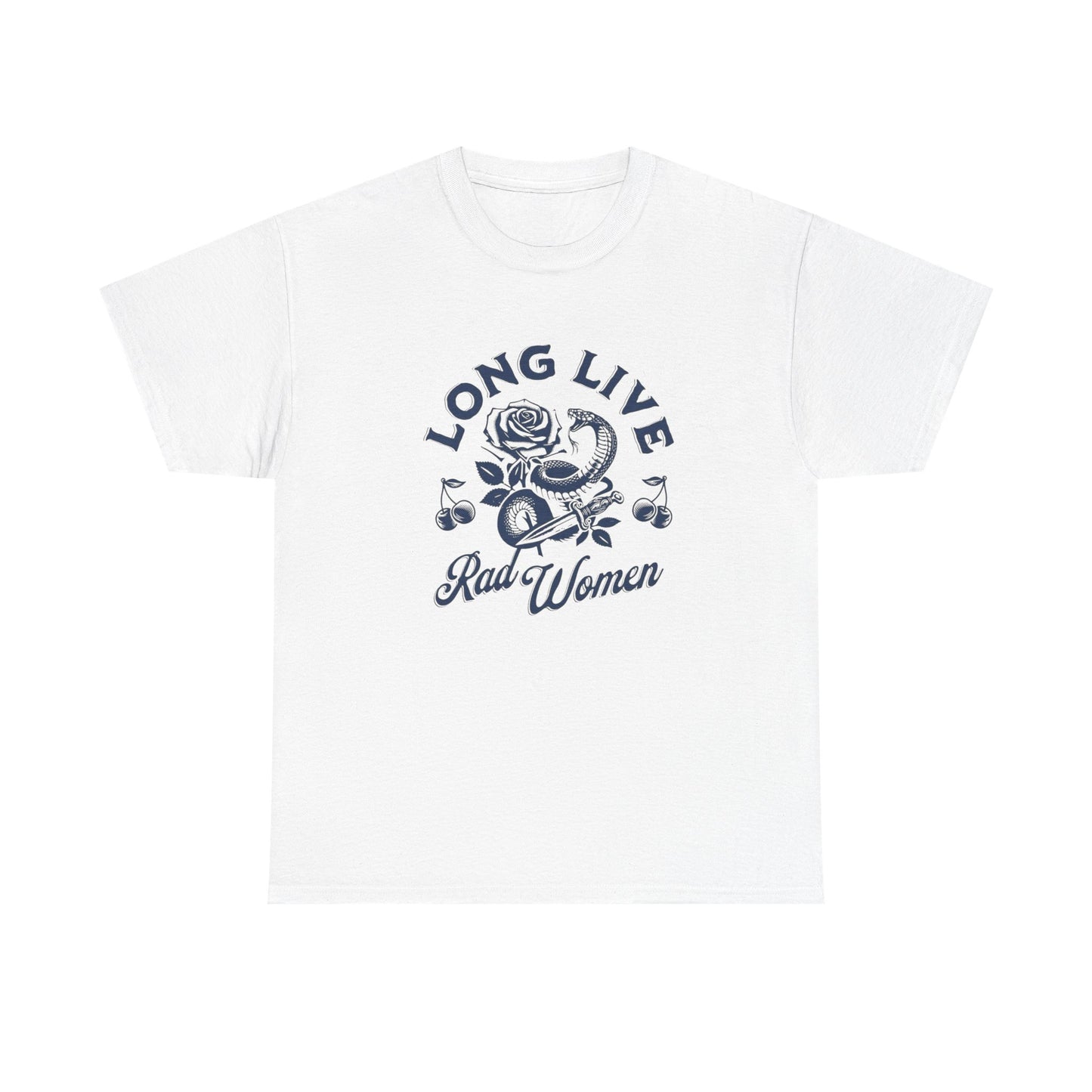 Long Live Rad Women Graphic T Shirt Women's Heavy Cotton Tee