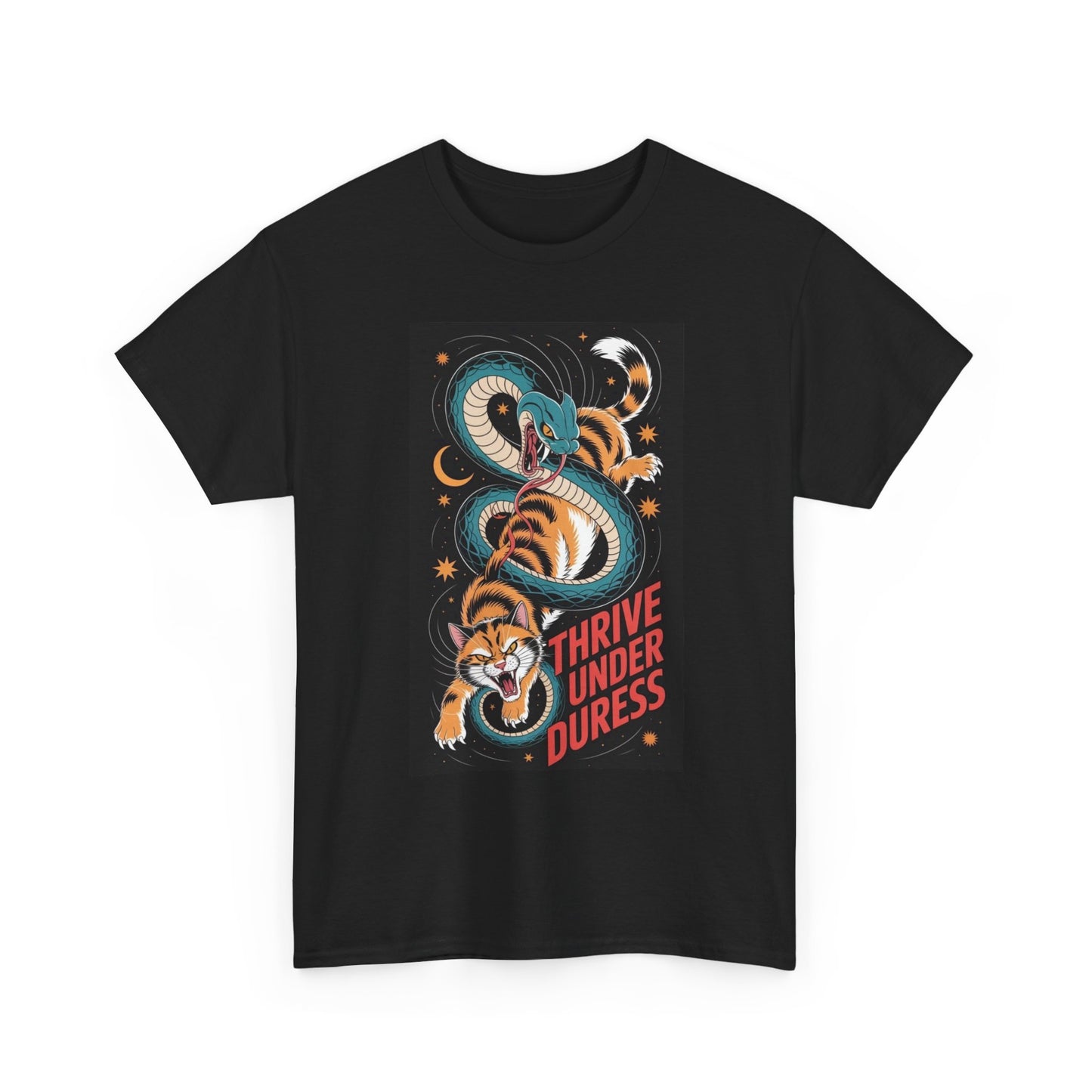 Thrive Under Duress Graphic T Shirt Unisex Heavy Cotton Tee