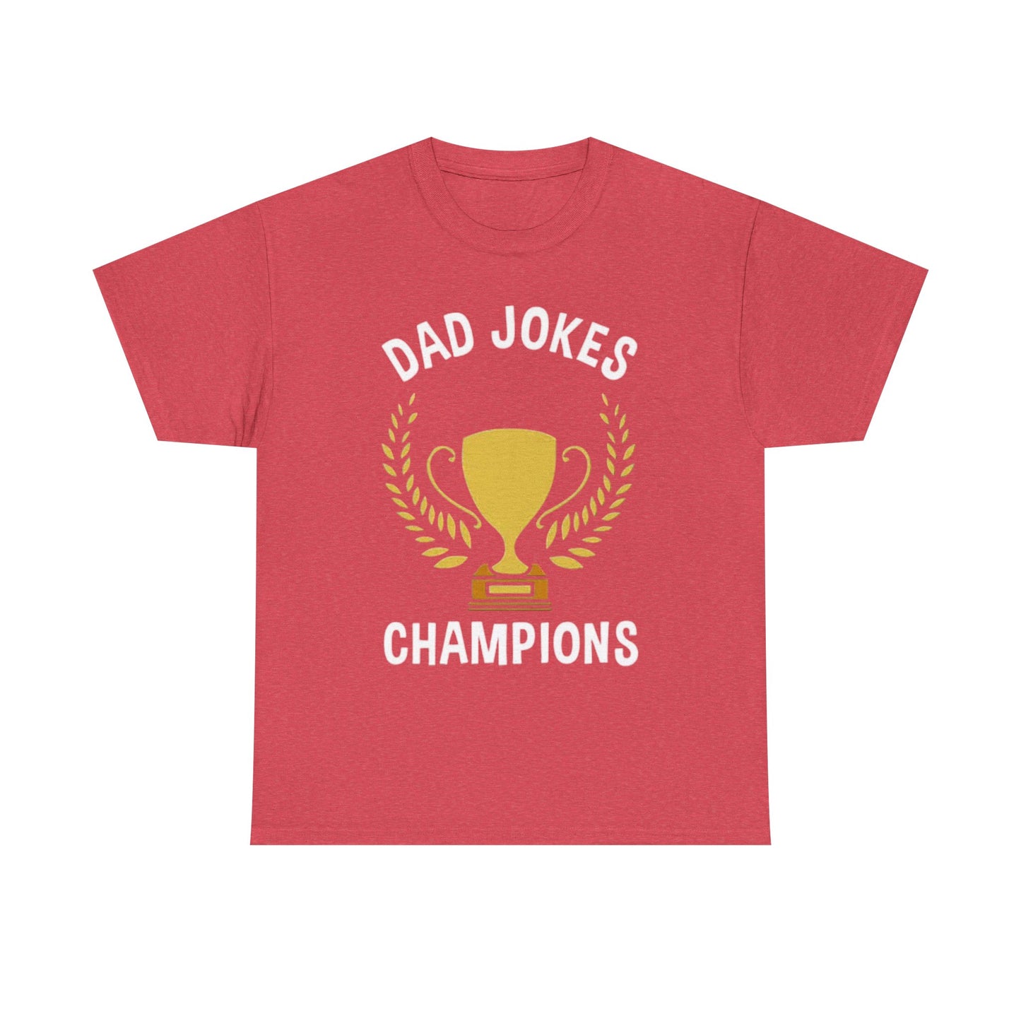 Dad Jokes Champion T SHIRT Retro Funny Jokes GIFT Unisex Heavy Cotton Tee