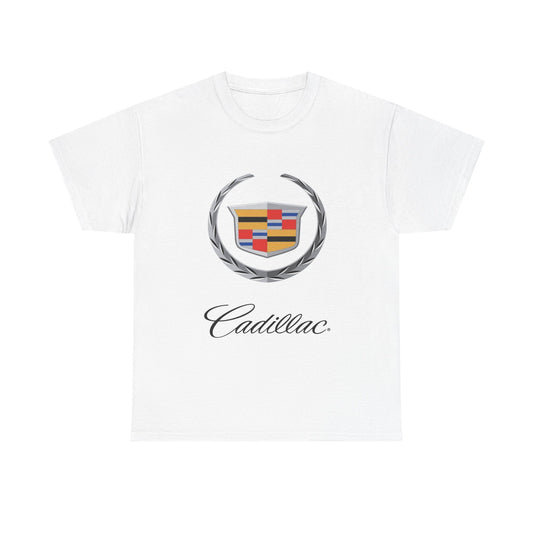 Cadillac Tshirt Vintage Logo CTSV Blackwing GM Chevy American Unisex Heavy Tee 1