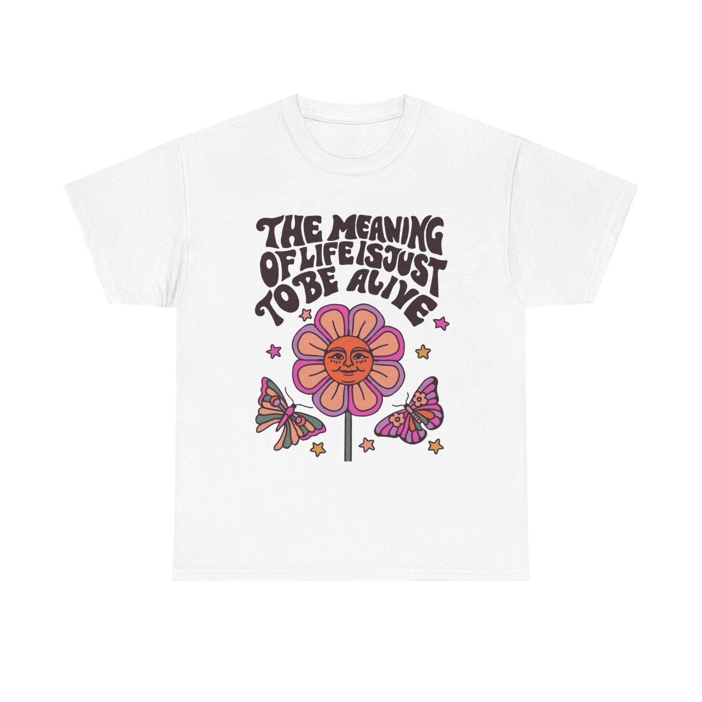 The Meaning Of Life Graphic T Shirt NEW ADULT Unisex Heavy Cotton Tee