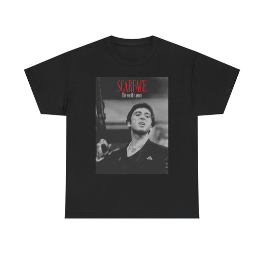Scarface Retro Poster Graphic T Shirt S-5XL NEW Unisex Heavy Cotton Tee