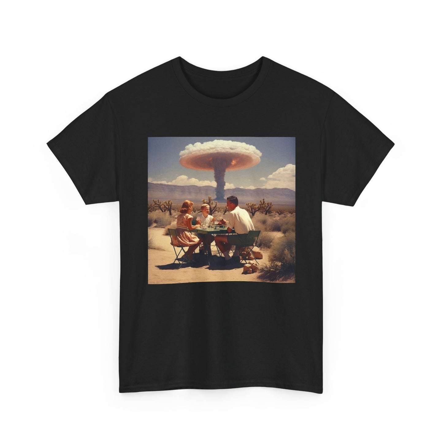Nuclear Wasteland 50's Graphic T Shirt NEW Unisex Heavy Cotton Tee
