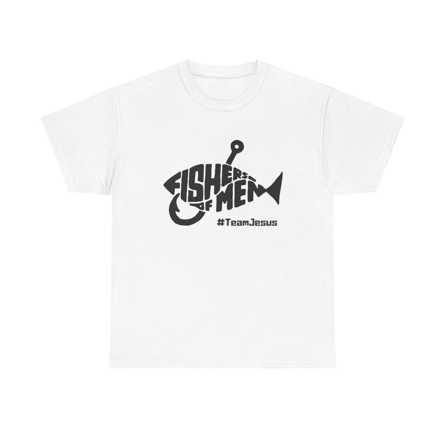 Fisherman Team Jesus Fish Graphic T Shirt NEW GIFT Unisex Heavy Cotton Tee