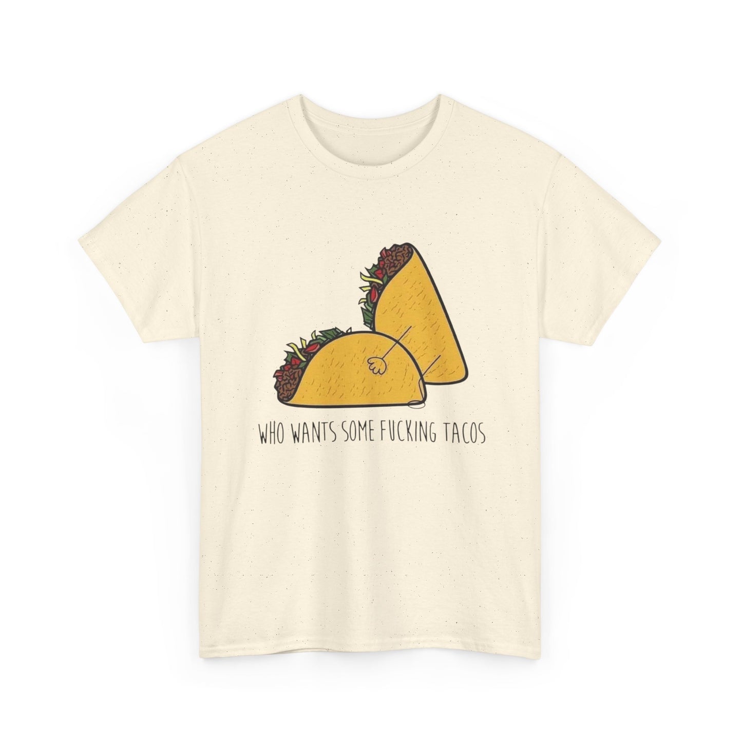 Who Wants Tacos Hilarious Foodie Chef Graphic T Shirt NEW ADULT TEE VINTAGE