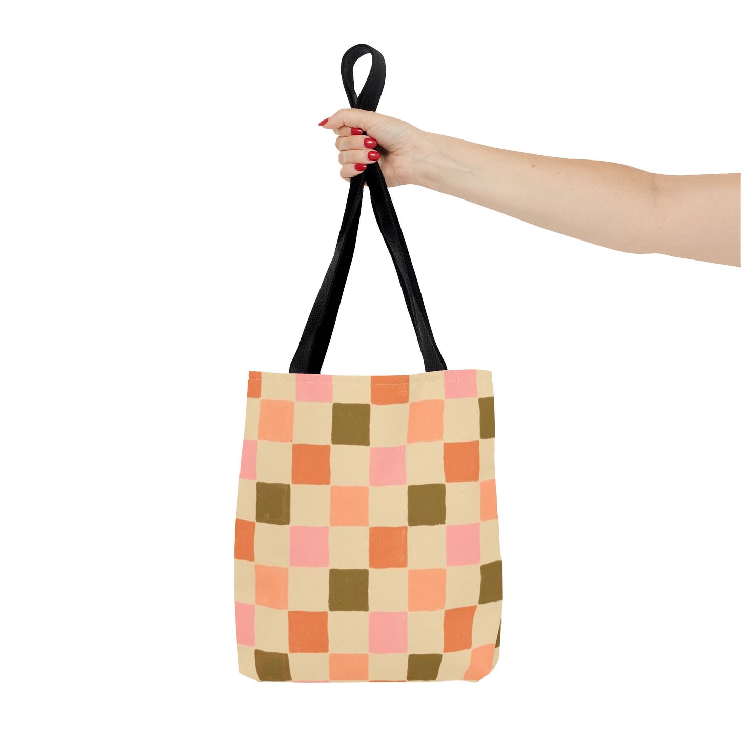 Sonoma Checkered All Over Print BRAND NEW Purse - Pocketbook - Travel Tote Bag