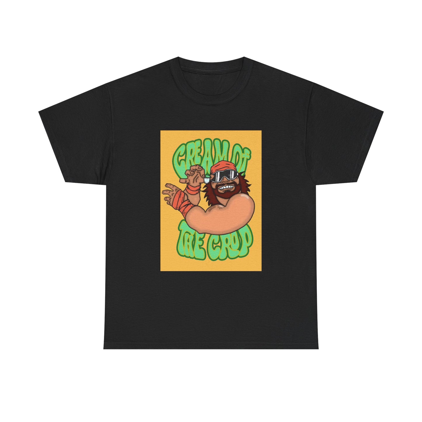 Macho Man Tshirt Vintage Wrestling Graphic WWE Unisex Heavy Cotton Tee WWF