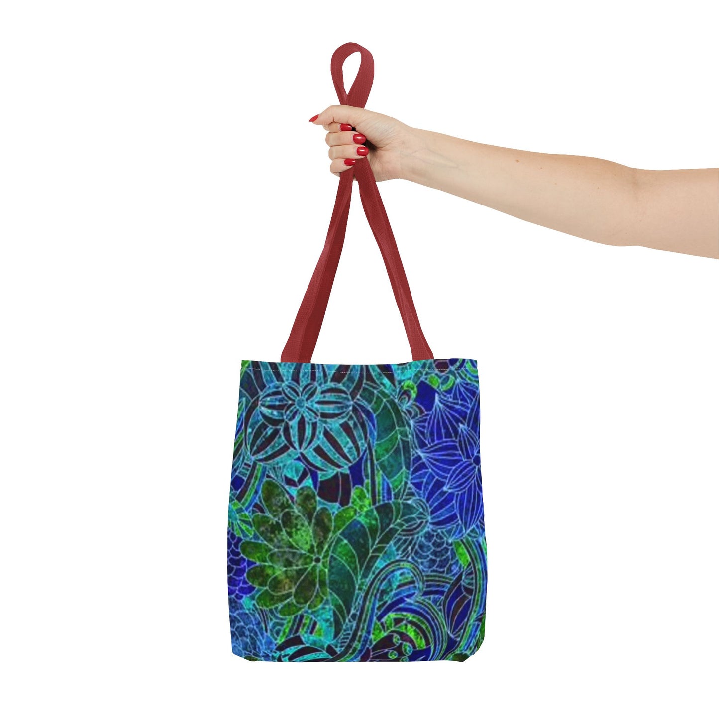 Blue And Green Multi Color BRAND NEW MODERN Tote Bag (AOP)