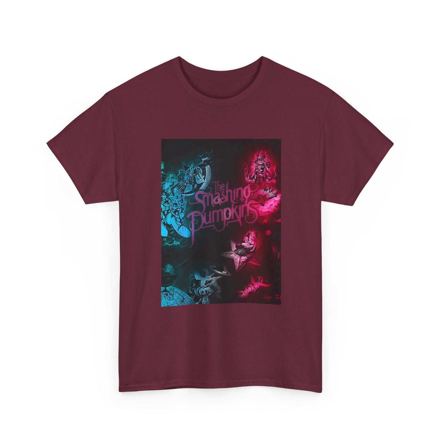 The Smashing Pumpkins Tshirt Vintage Merch Neon Unisex Heavy Cotton Tee