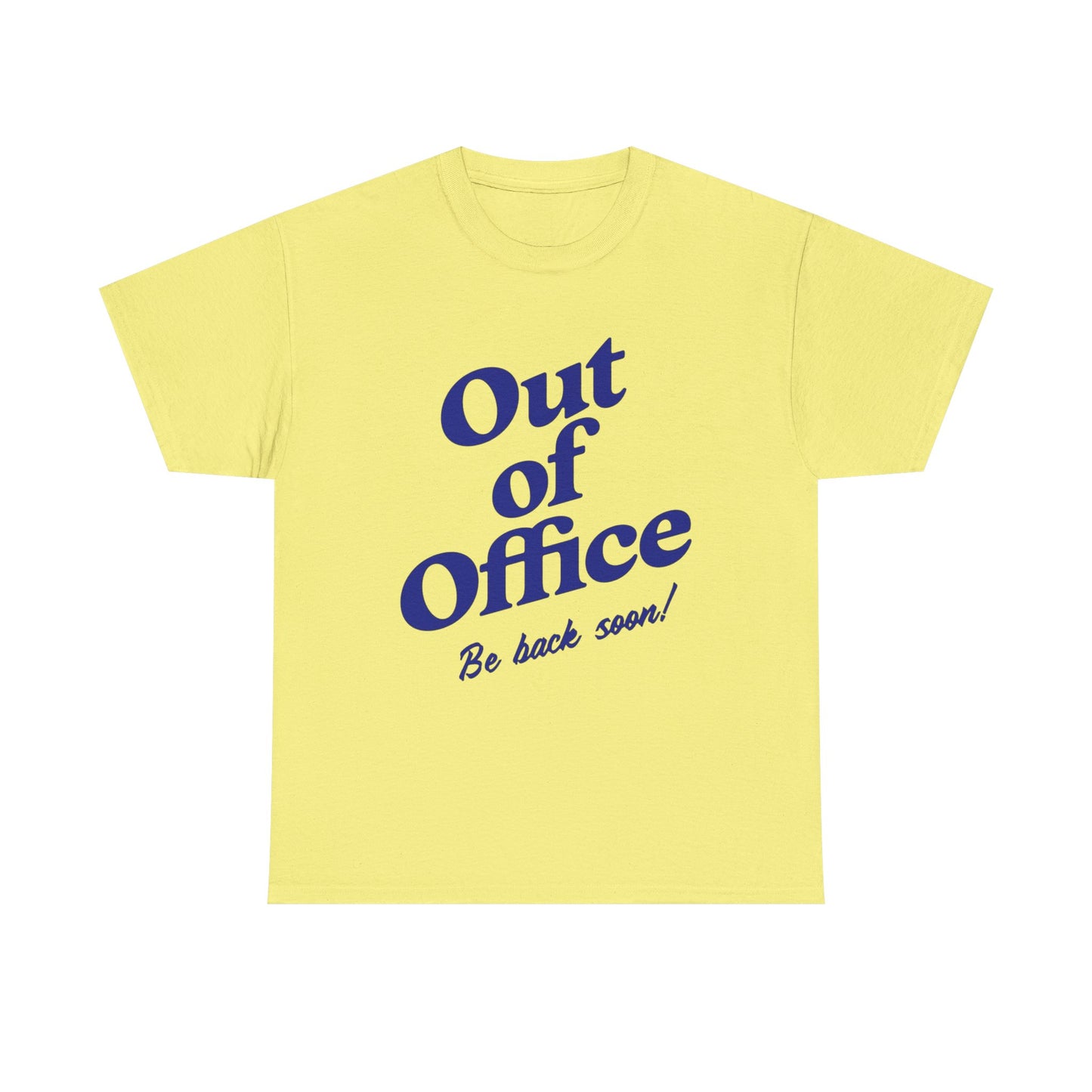 Out Of Office Vacation Graphic T Shirt NEW ADULT Unisex Heavy Cotton Tee