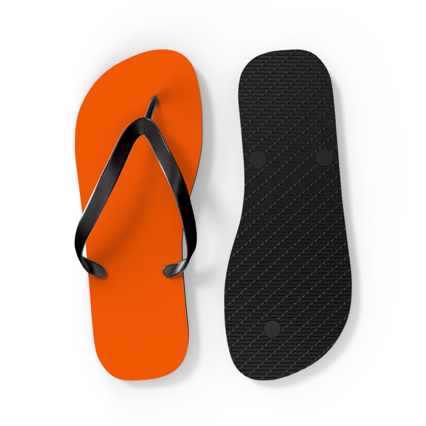 Bright Orange Flip Flops, Sandals Slides, Summer Footwear, Brand New