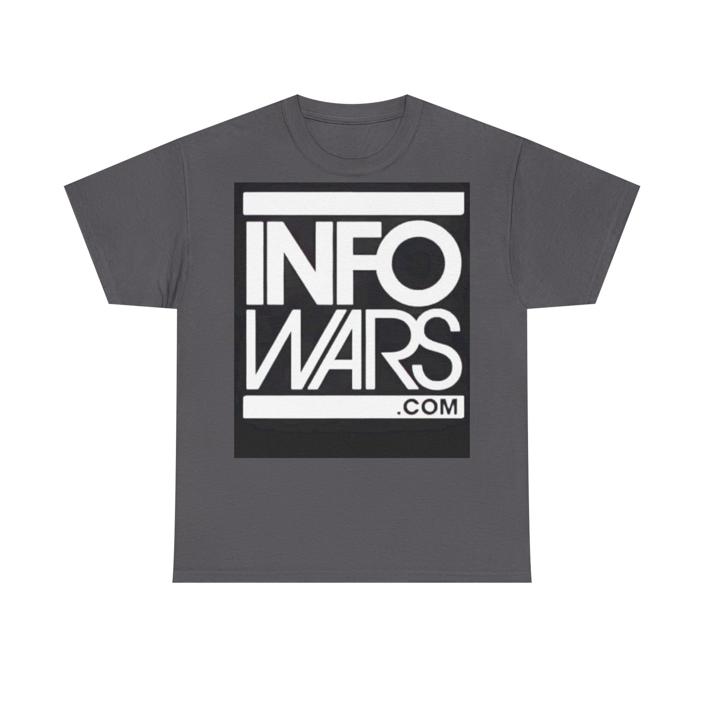 Info Wars Tshirt Alex Jones Rogan American Funny Podcast Unisex Heavy Cotton Tee
