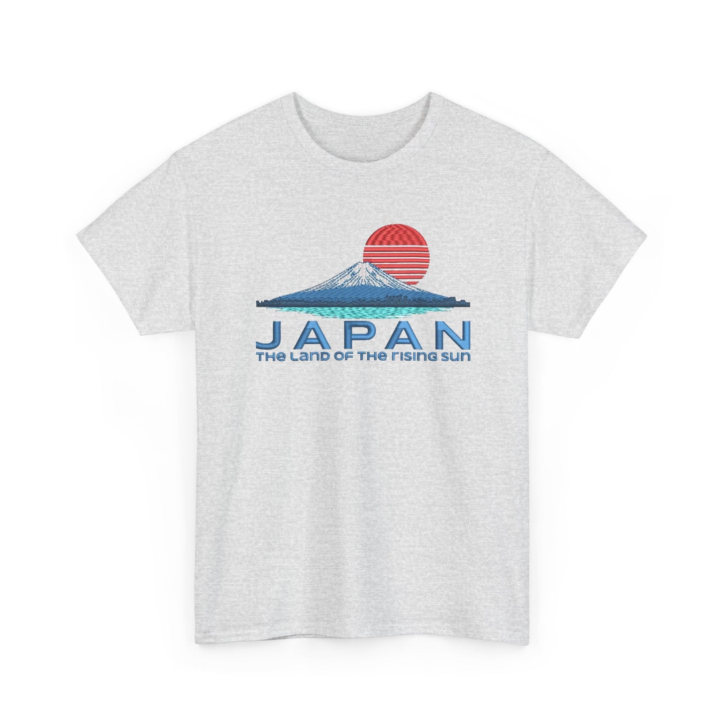 Japan Land Of The Rising Sun Graphic T Shirt NEW Unisex Heavy Cotton Tee