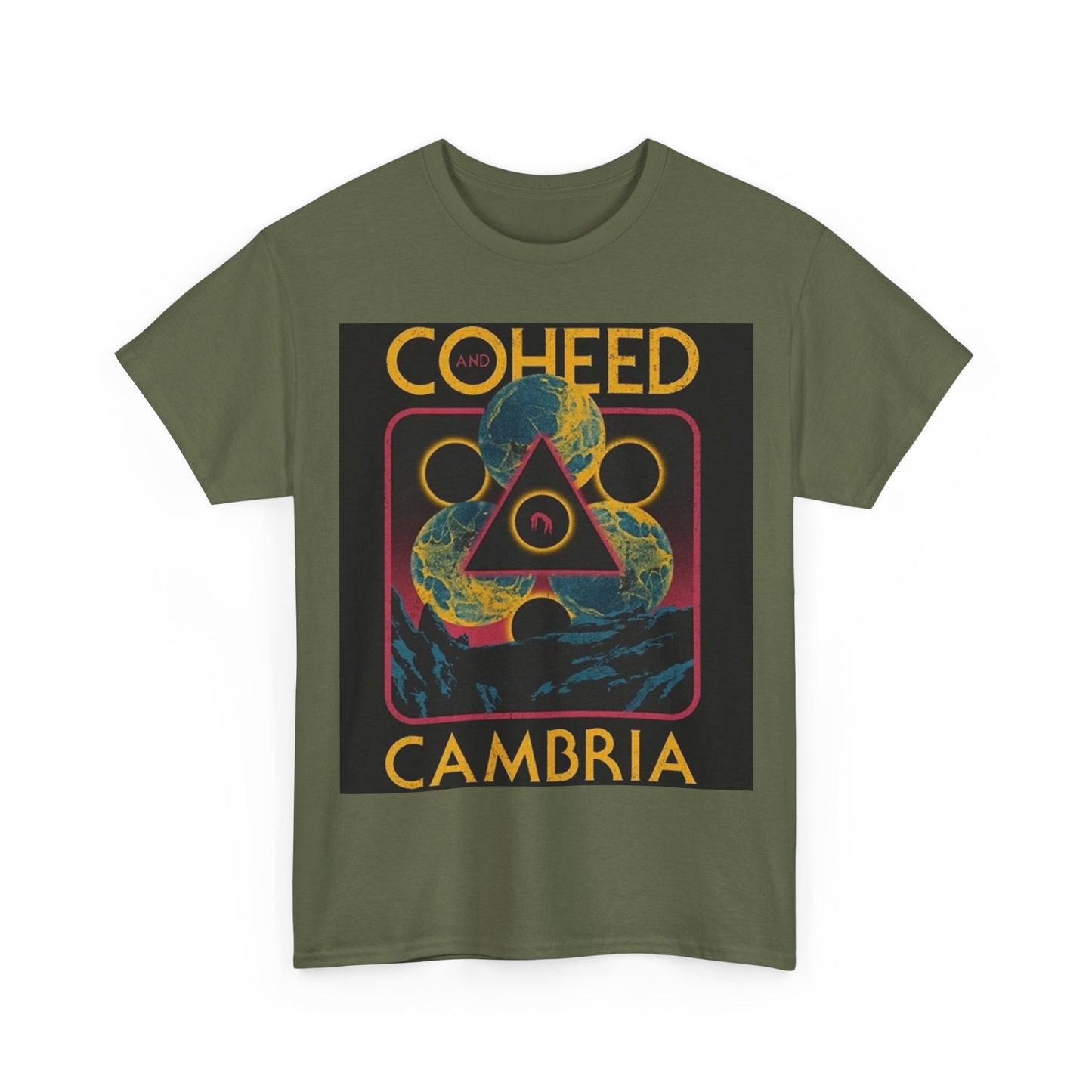 Coheed And Cambria Tshirt Retro Rock Band Merch Unisex Heavy Cotton Tee 21