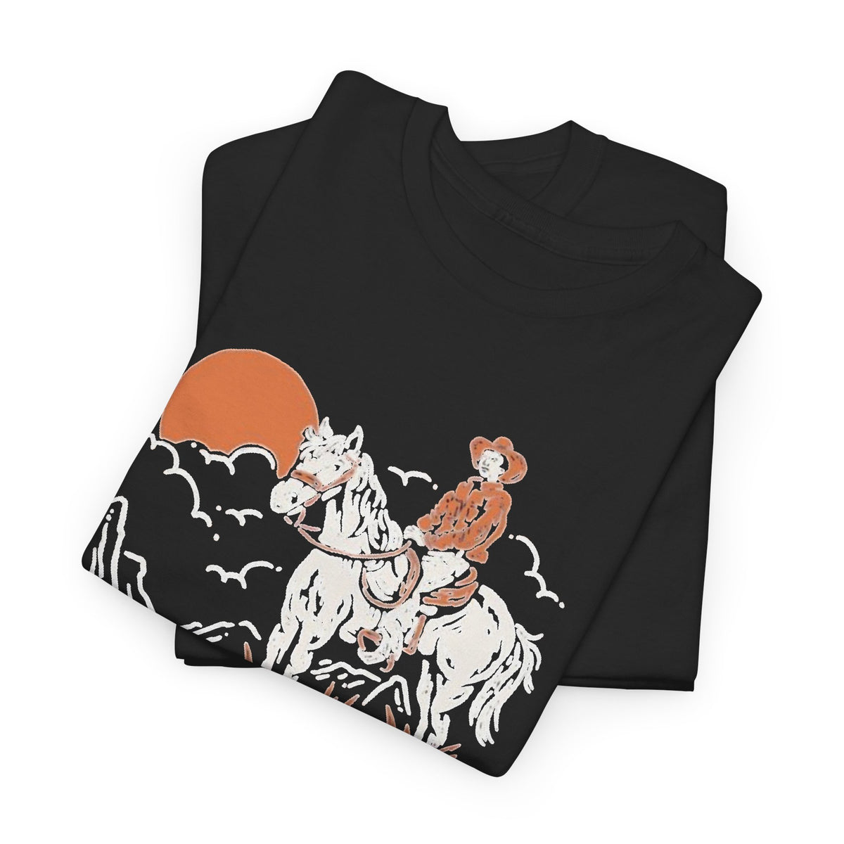 Western Trail Cowboy Graphic T-Shirt Men's Graphic Tee