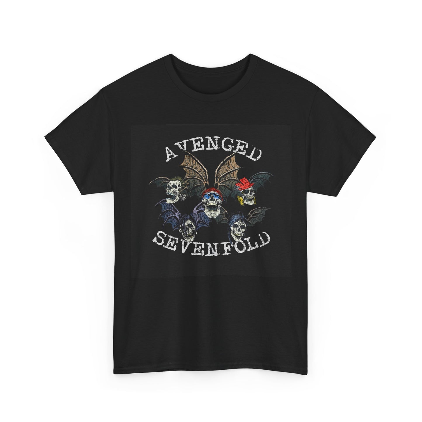 Avenged sevenfold T-shirt rock vintage punk retro Unisex Heavy Cotton Tee