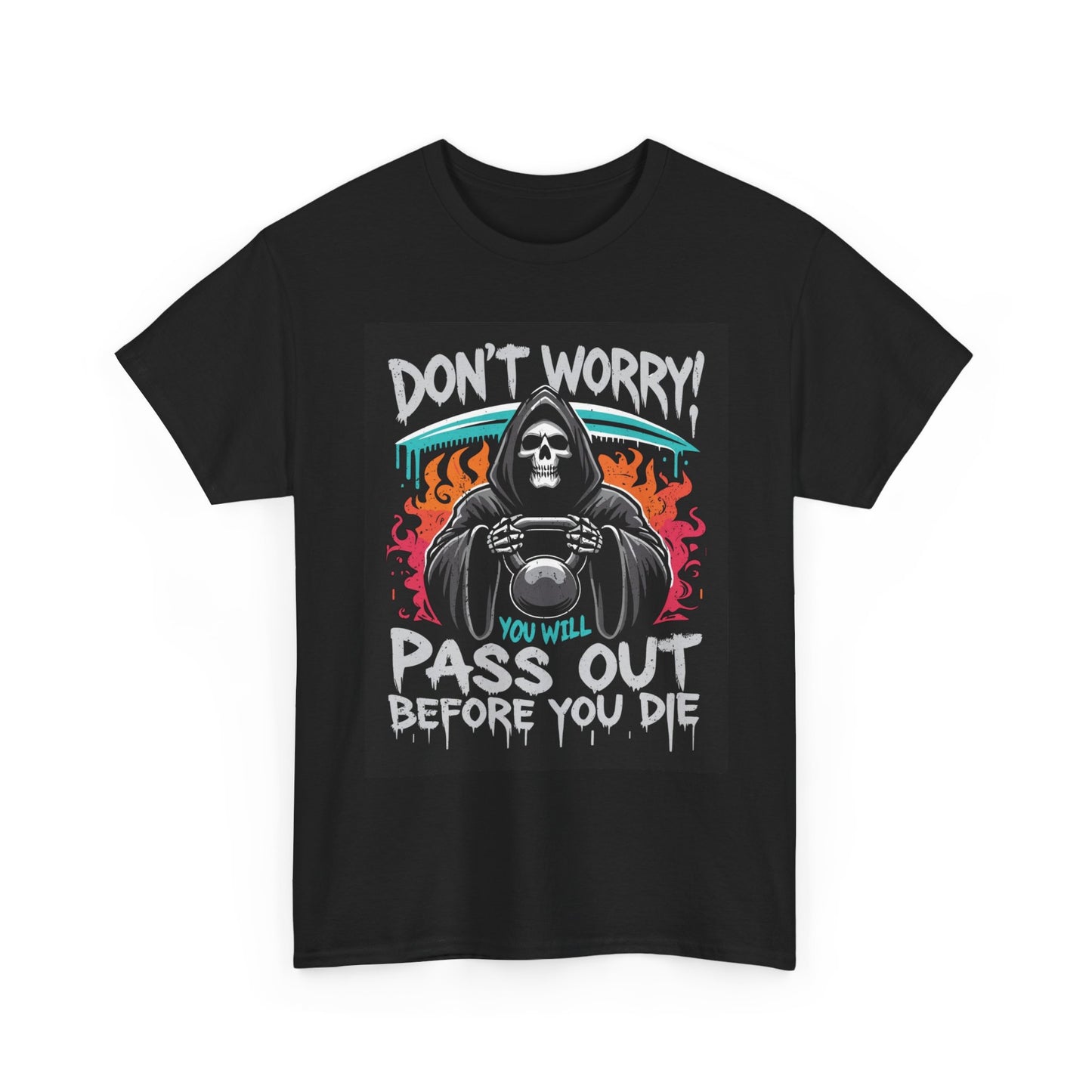 GYM Apparel Funny Graphic T Shirt Unisex Heavy Cotton Tee