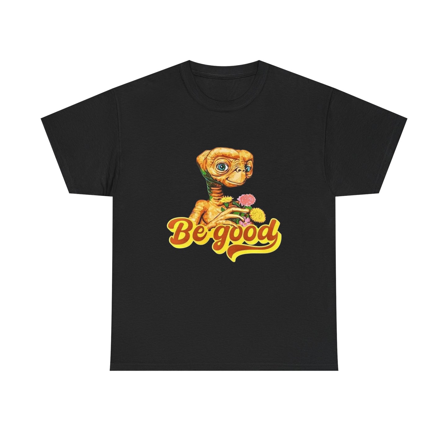 Be Good ET Alien Vintage Graphic T Shirt NEW ADULT Tee