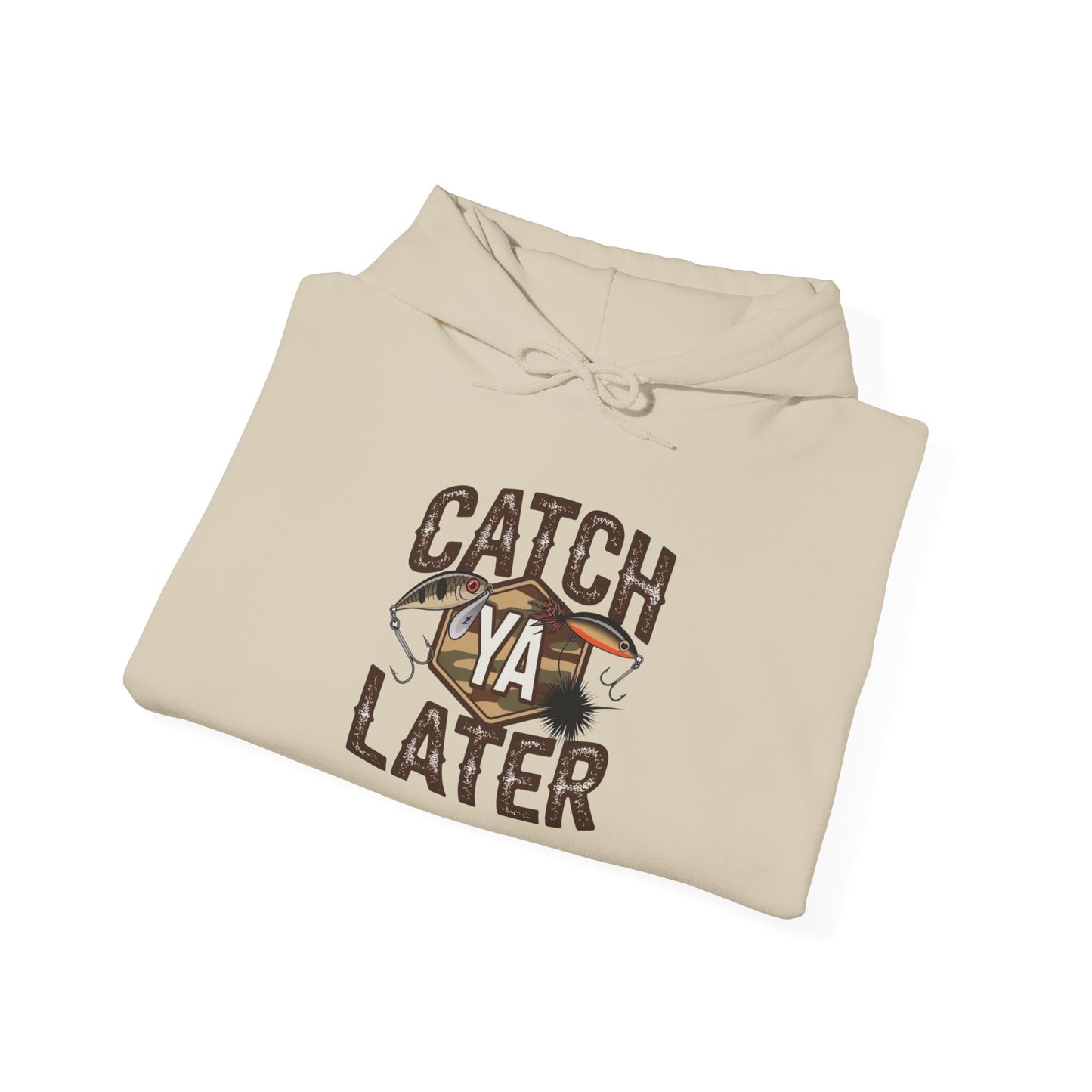 Catch Ya Later Fish Graphic Hoodie Unisex Heavy Blend™ Hooded Sweatshirt