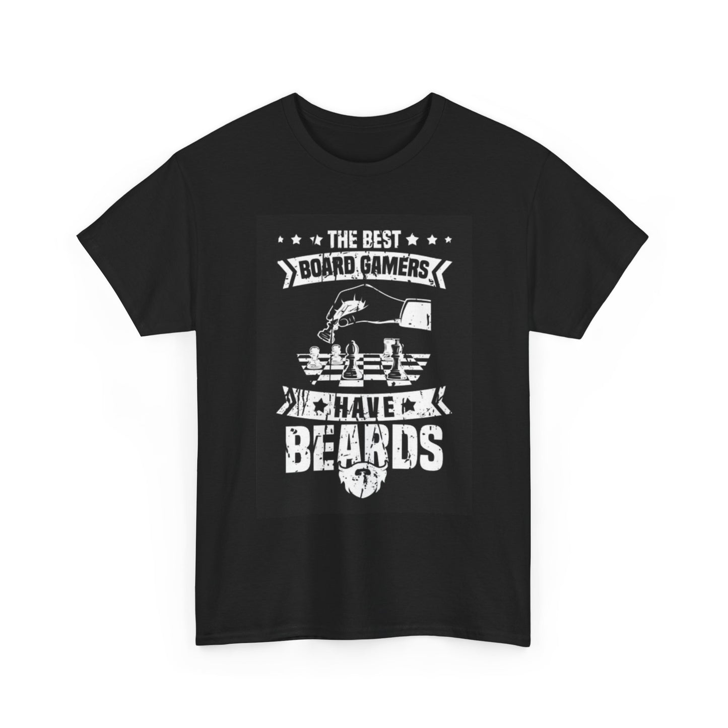 Best Board Gamers Have Beards Funny Graphic Shirt Unisex Heavy Cotton Tee