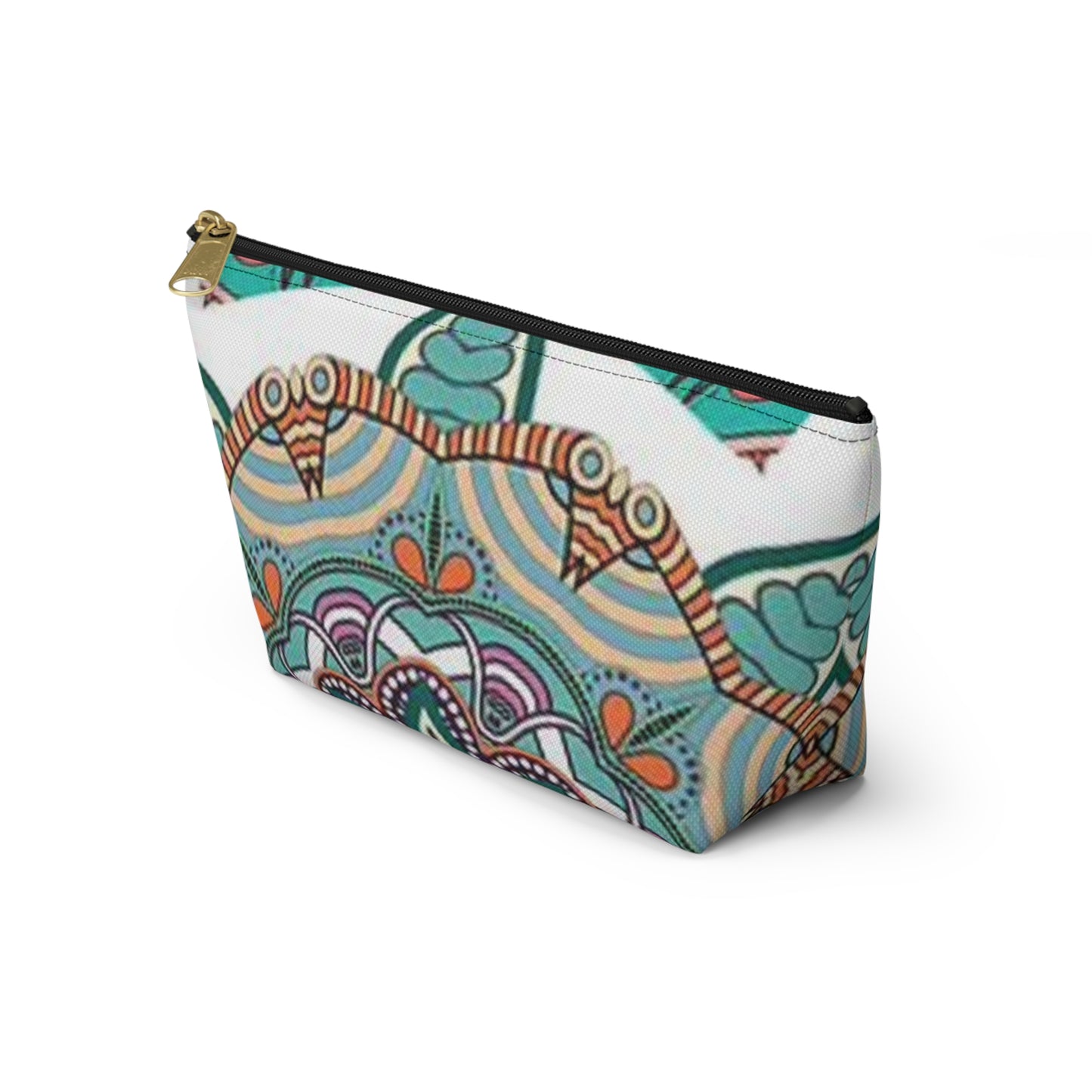 Morrocan All Over Print Travel Bag Multi Color Accessory Pouch w T-bottom 2