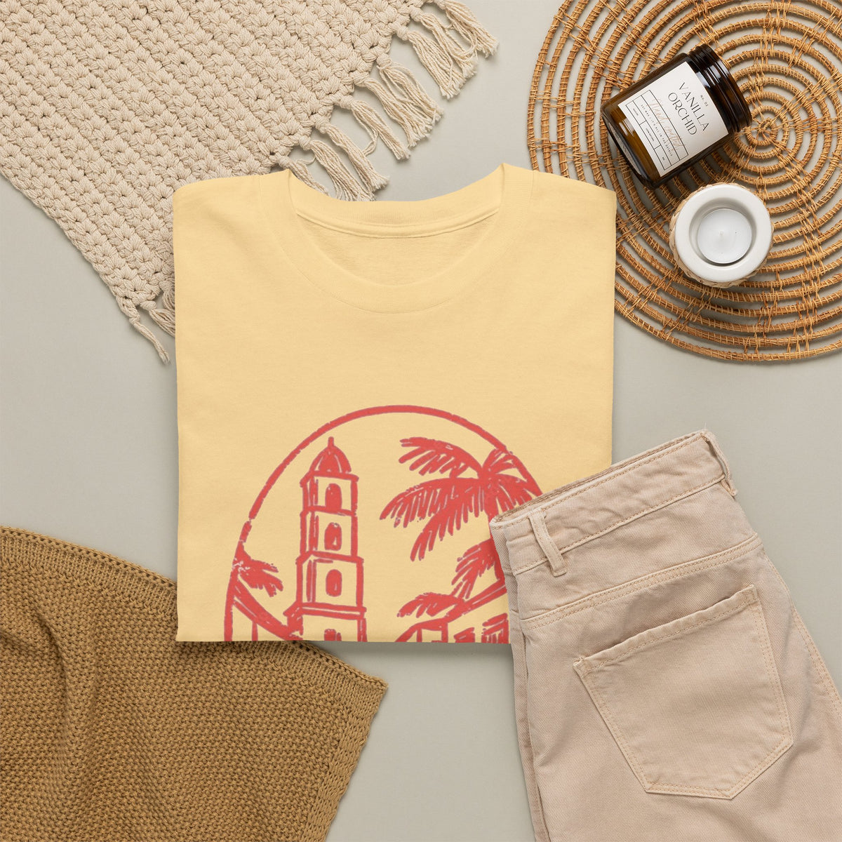 Cuba Graphic T Shirt Men's Retro Travel Heavy Cotton Tee