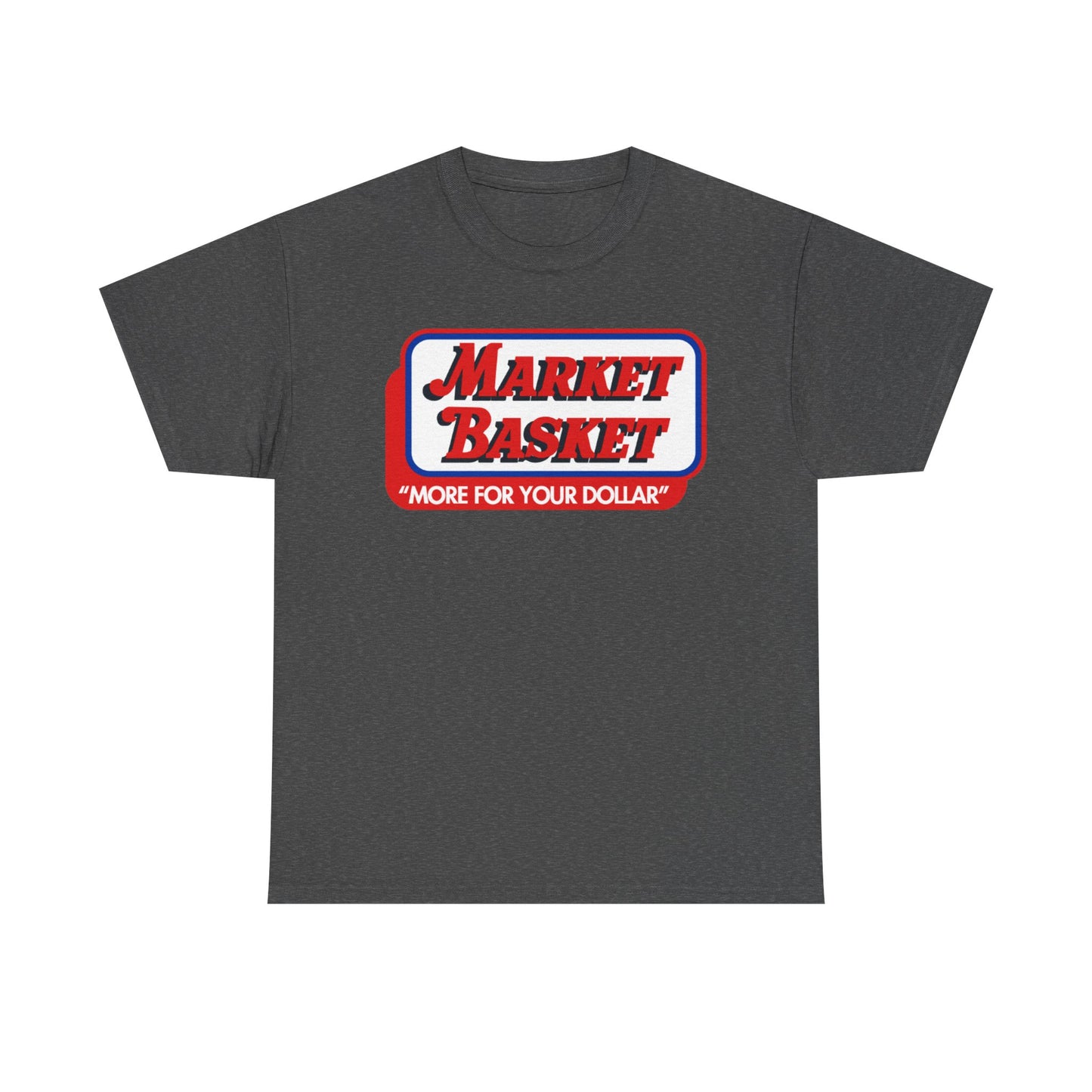 Boston vintage New England market basket patriots Heavy Cotton Tee