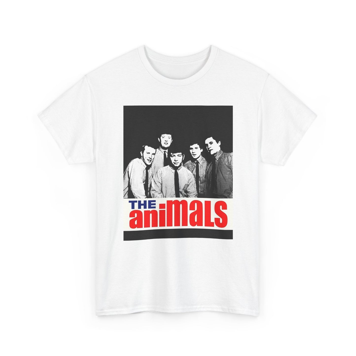The Animals Band Tshirt Vintage Merch Poster Rock Unisex Heavy Cotton Tee