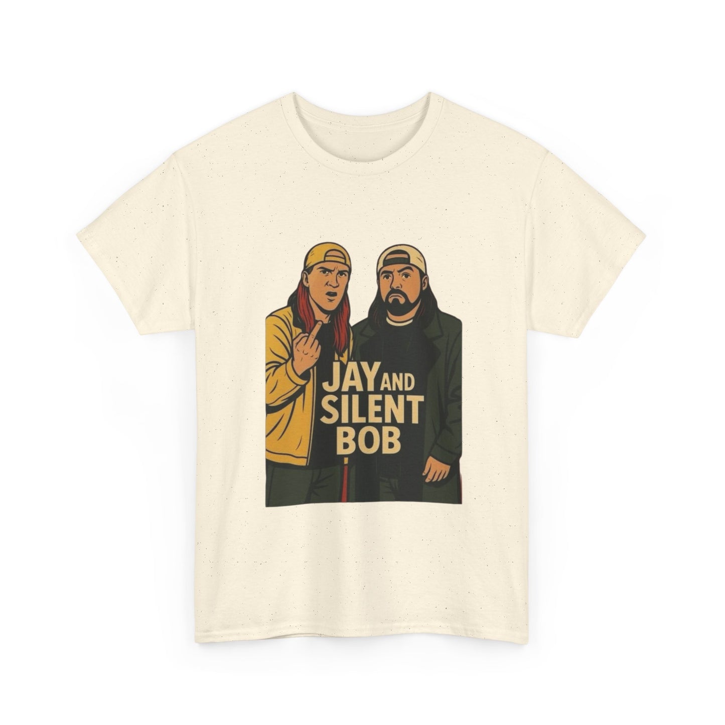 Jay And Silent Bob Comedy Graphic T Shirt NEW Unisex Heavy Cotton Tee