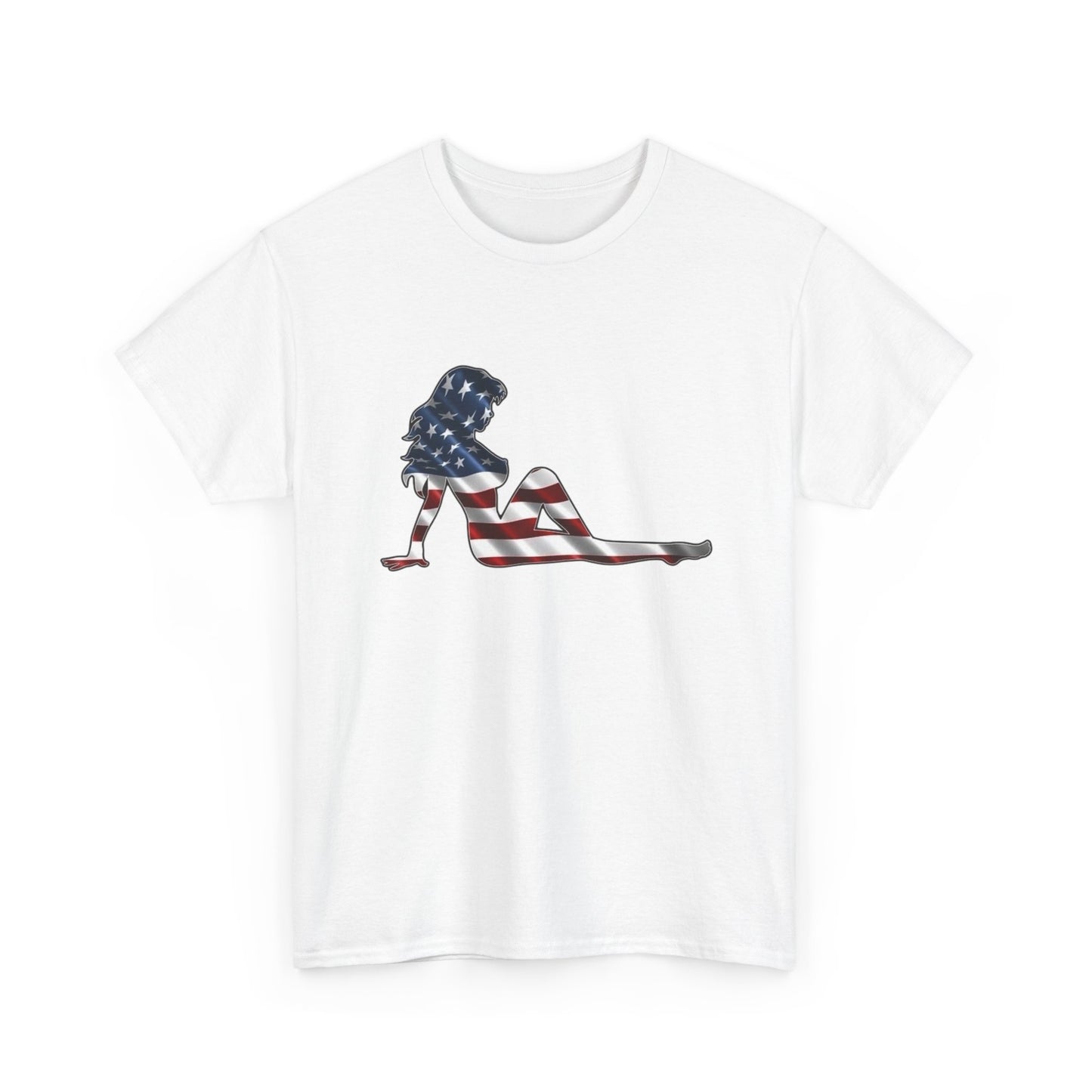 USA Pinup Model Graphic T Shirt NEW Unisex Heavy Cotton Tee