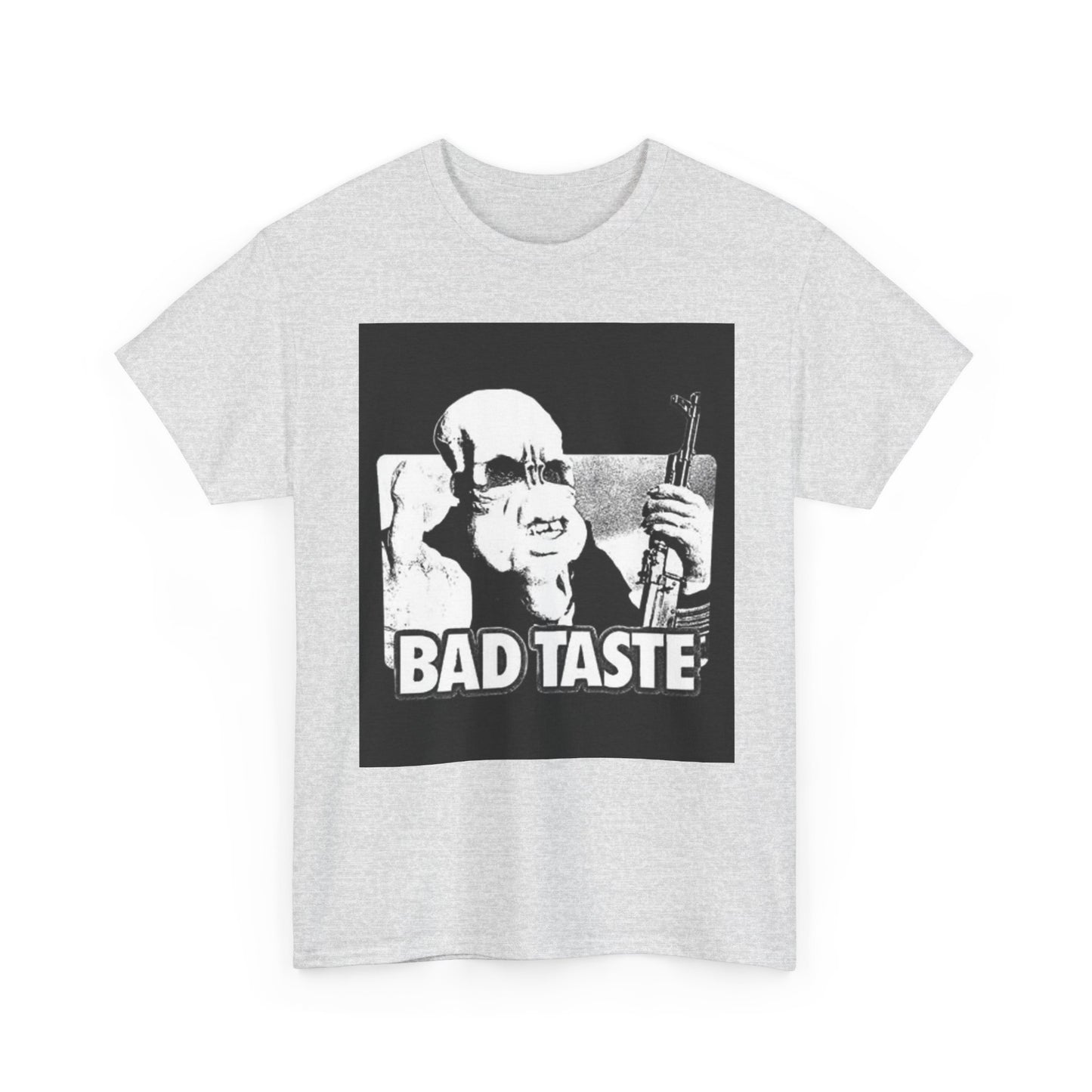 Bad Taste Poster Shirt Retro Graphic Art Unisex Heavy Cotton Tee