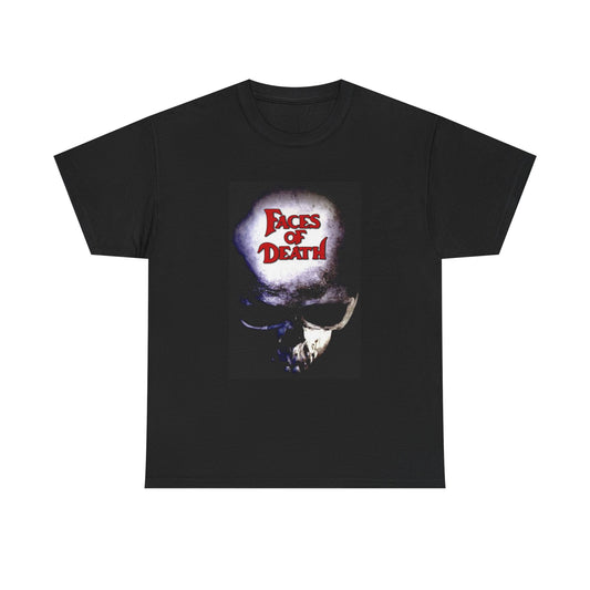 Faces Of Death Tshirt Funny Kill Tony Movie Poster Unisex Heavy Cotton Tee