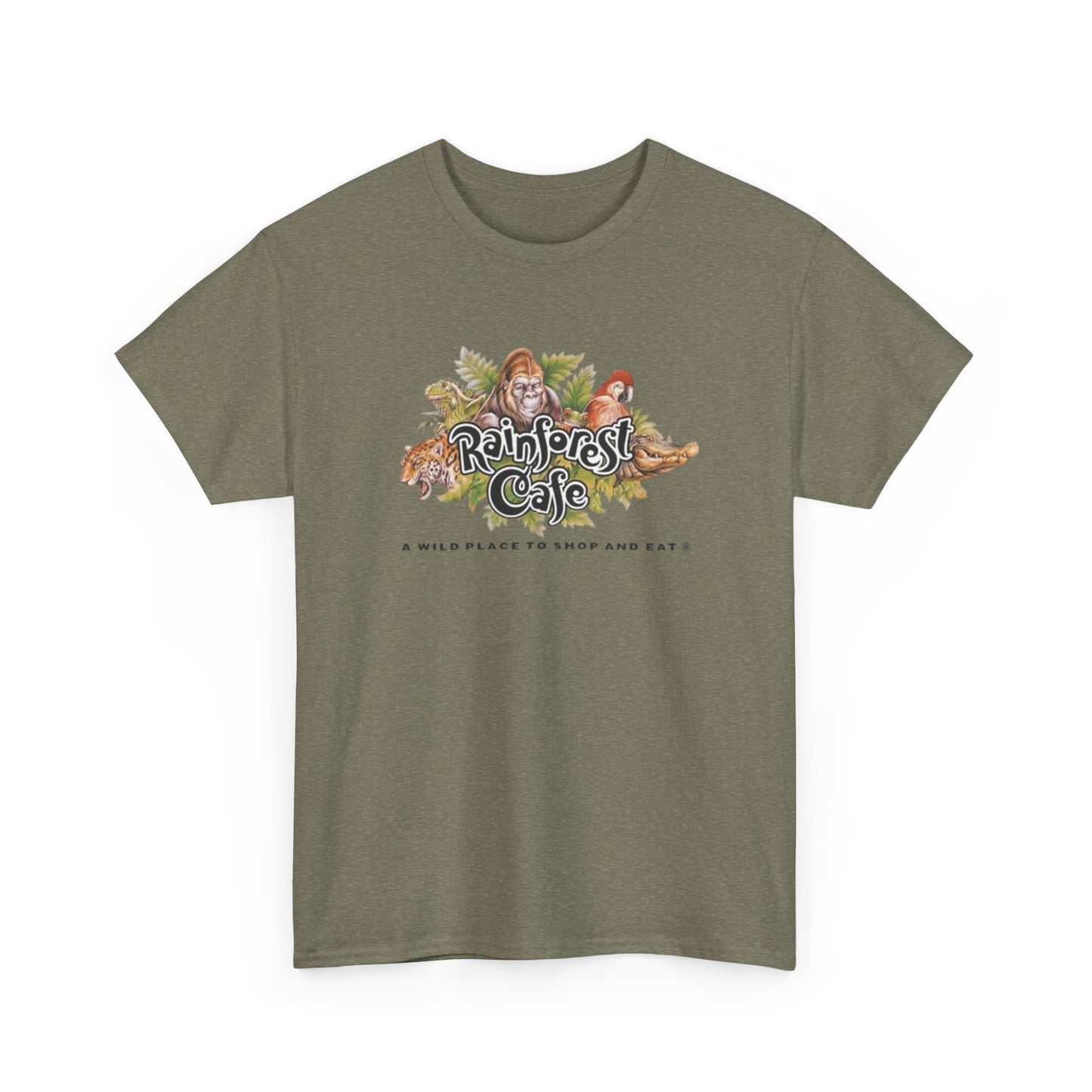 Rainforest Cafe Vintage Graphic T Shirt Unisex Heavy Cotton Tee