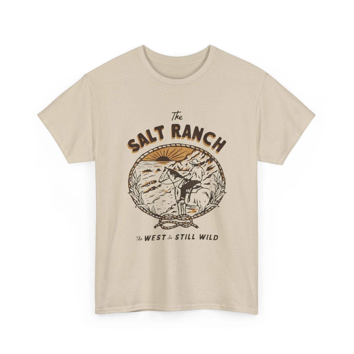 The West Is Still Wild Graphic T Shirt Unisex Heavy Cotton Tee