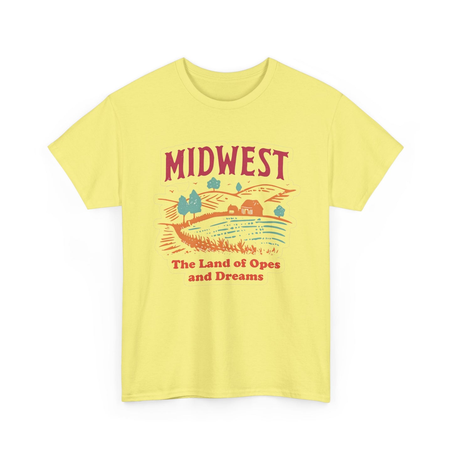 Midwest Land Of Opes And Dreams Graphic T Shirt NEW Adult Tee