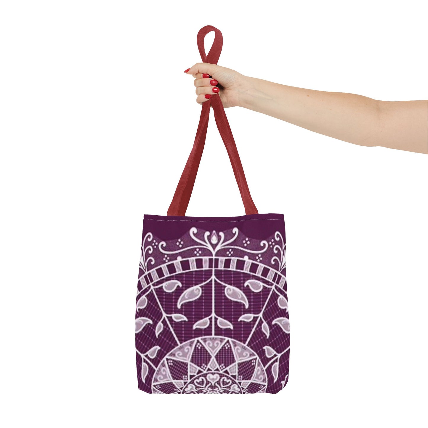Purple And White Multi Color BRAND NEW MODERN Tote Bag (AOP)